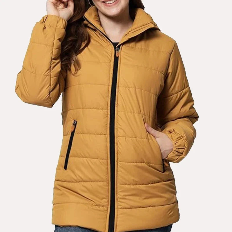 Women's Duffel Long Puffer Jacket Zing Apparel