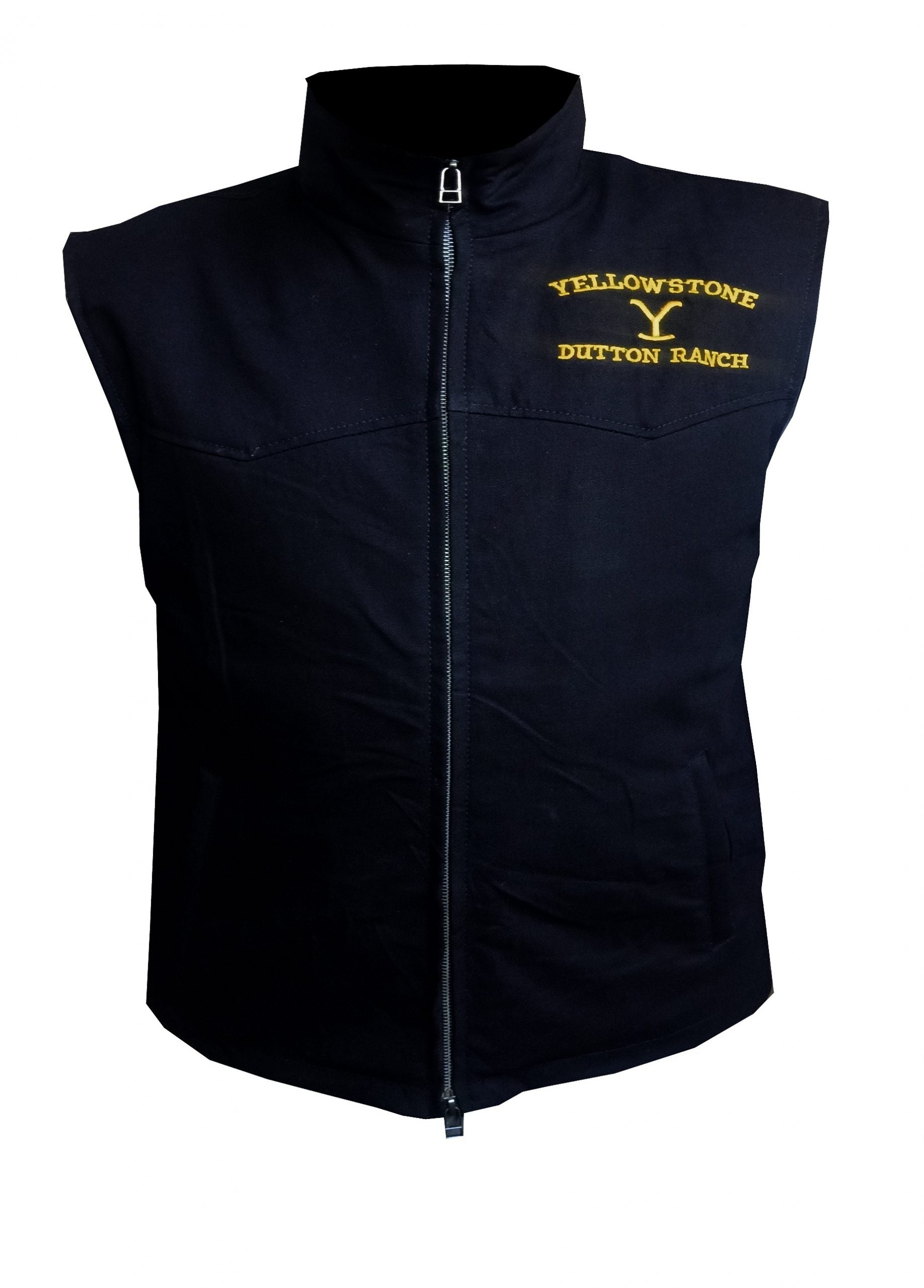Men's Yellow Stone John Dutton Vest Zing Apparel