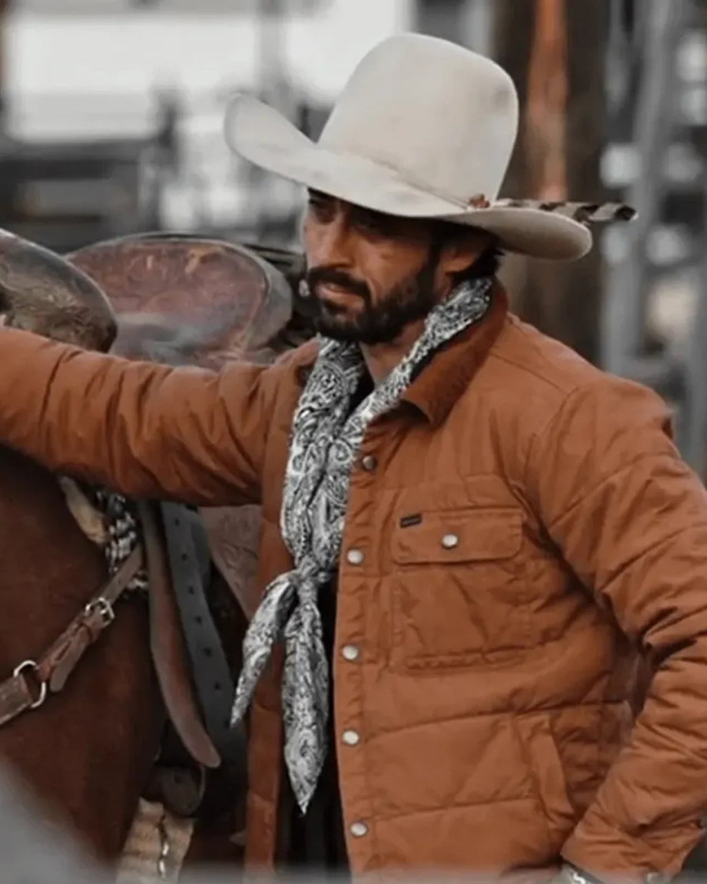 Yellowstone-S04-Walker-Puffer-Brown-Jacket