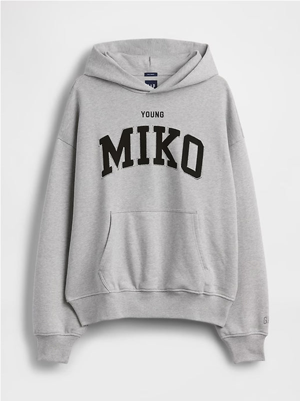 Young-Miko-Adult-Heavyweight-Logo-Pullover-Hoodie-Grey