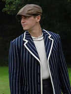 Young Sherlock 2026 Hero Fiennes Tiffin Striped Blazer
