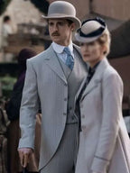 Young Sherlock  Max Irons Grey Blazer