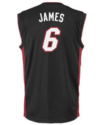 Youth-Miami-Heat-LeBron-James-adidas-Black-Replica-Road-Jersey