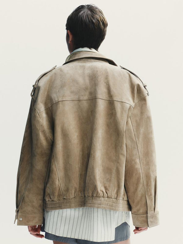 Zara-New-Women-Suede-Leather-Jacket-Brown-Taupe