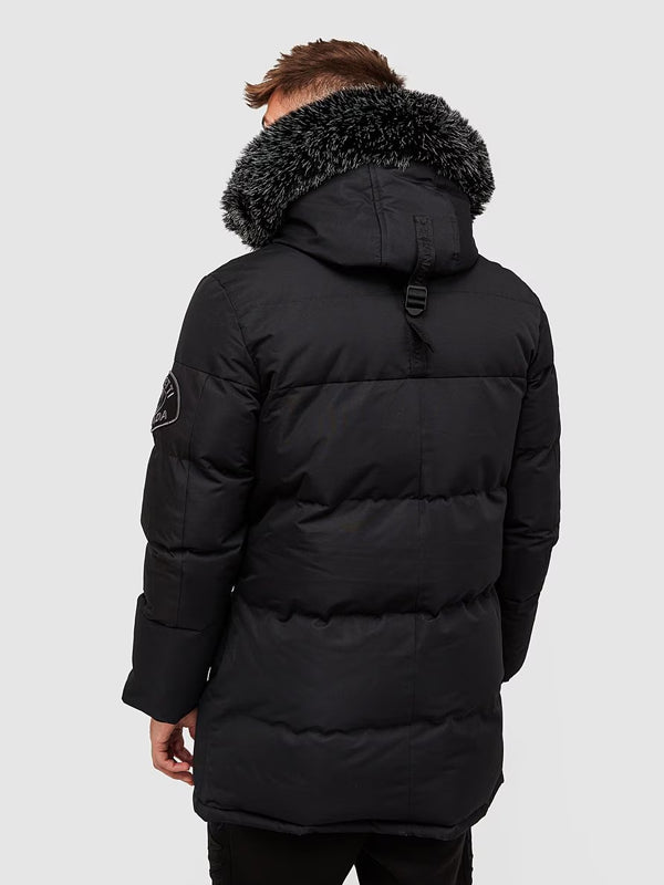 Zavetti-Canada-Aylmer-Long-Puffer-Parka-Black-Jacket