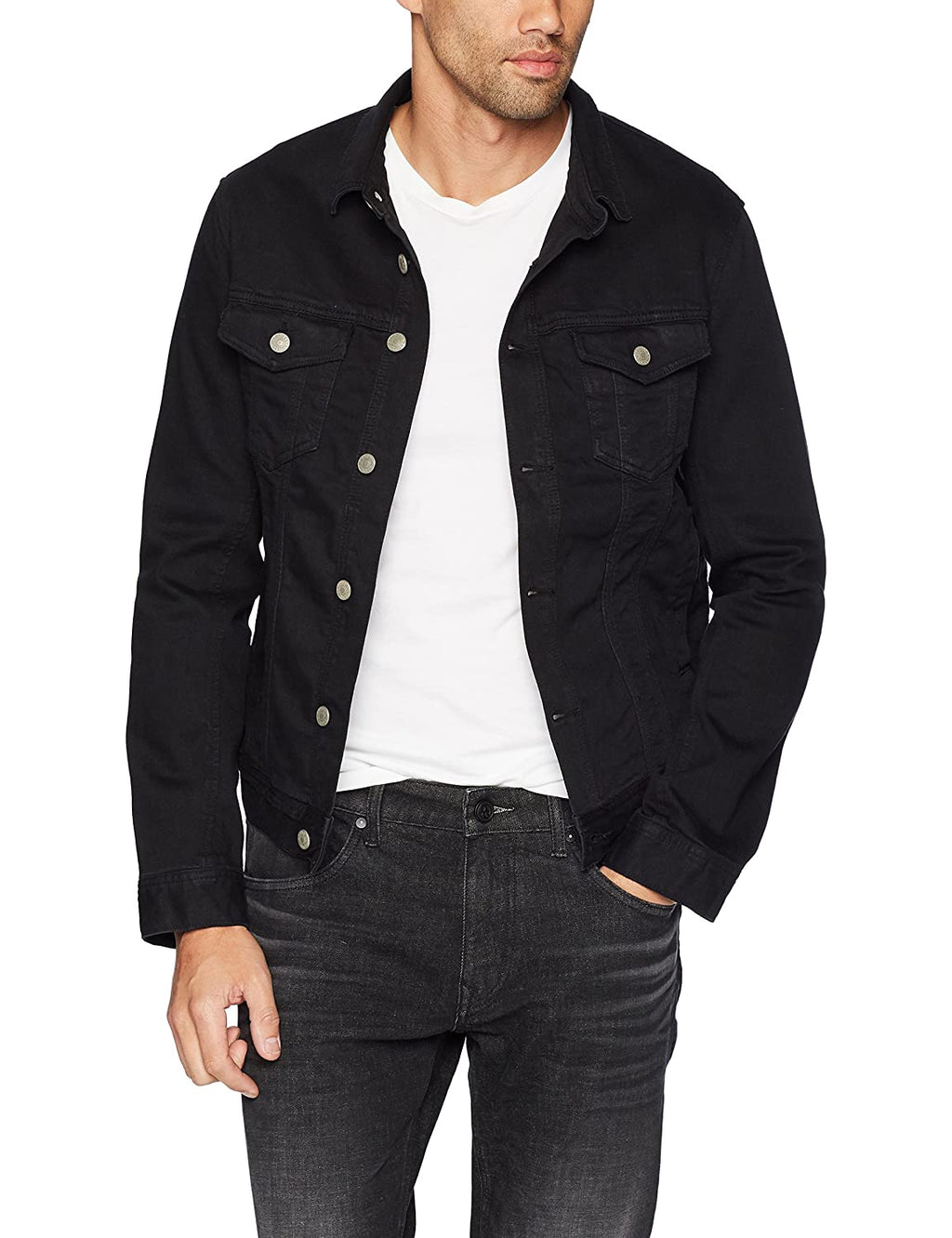 Samlona Plus Size Men Denim Jackets
