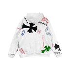 chrome hearts multi logo exclusive hoodie