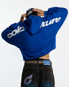 curved hoodie blue buy