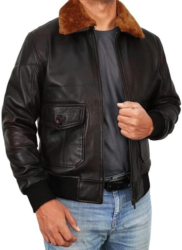 Flight Pilot British Bomber Jacket Men Zing Apparel