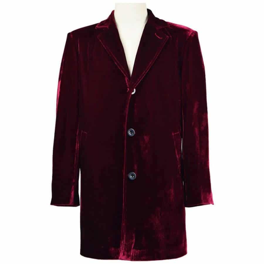 Peter Capaldi Doctor Who Maroon Coat Zing Apparel