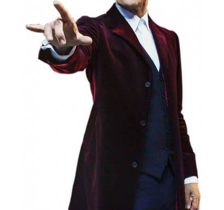 Peter Capaldi Doctor Who Maroon Coat Zing Apparel