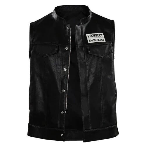 Angel Reyes Mayans M.C Leather Vest Zing Apparel