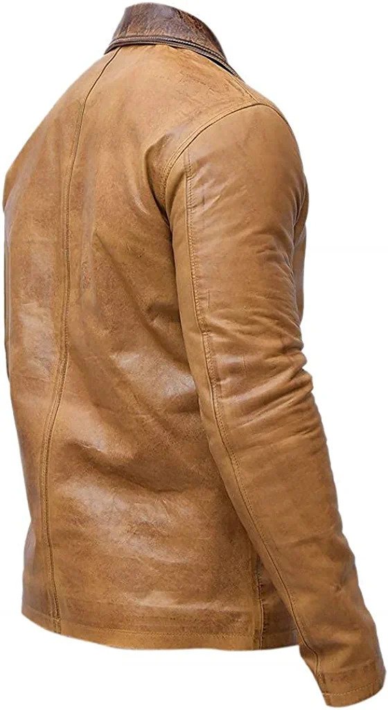 Arthur Morgan Leather Blazer Men, Brown Zing Apparel