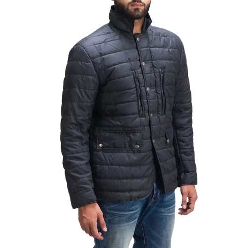 Bo Windbreaker Quilted Puffer Jacket Men Zing Apparel
