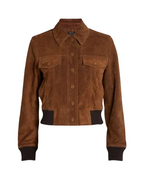 RAG & BONE Dionne Cropped Suede Jacket Zing Apparel