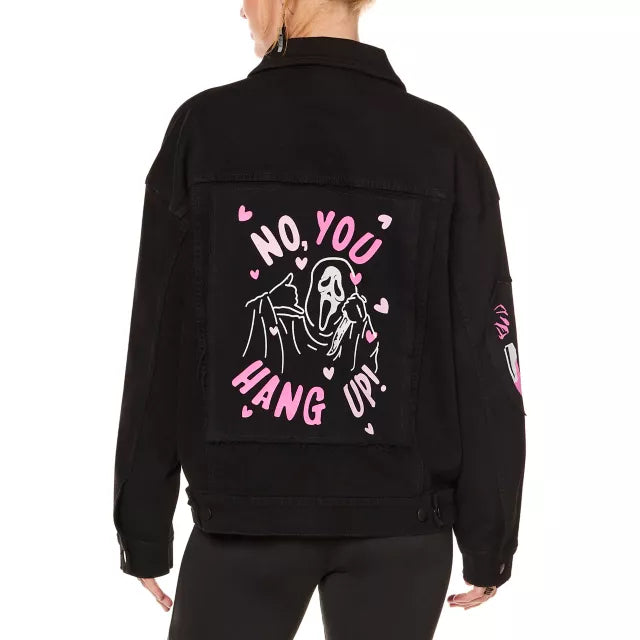 halloween jean jacket