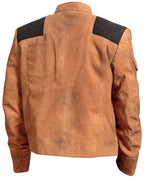 Han Solo Star Jacket, Brown Leather Zing Apparel