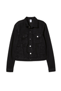 Black Denim Jacket Women, Pocketed Zing Apparel
