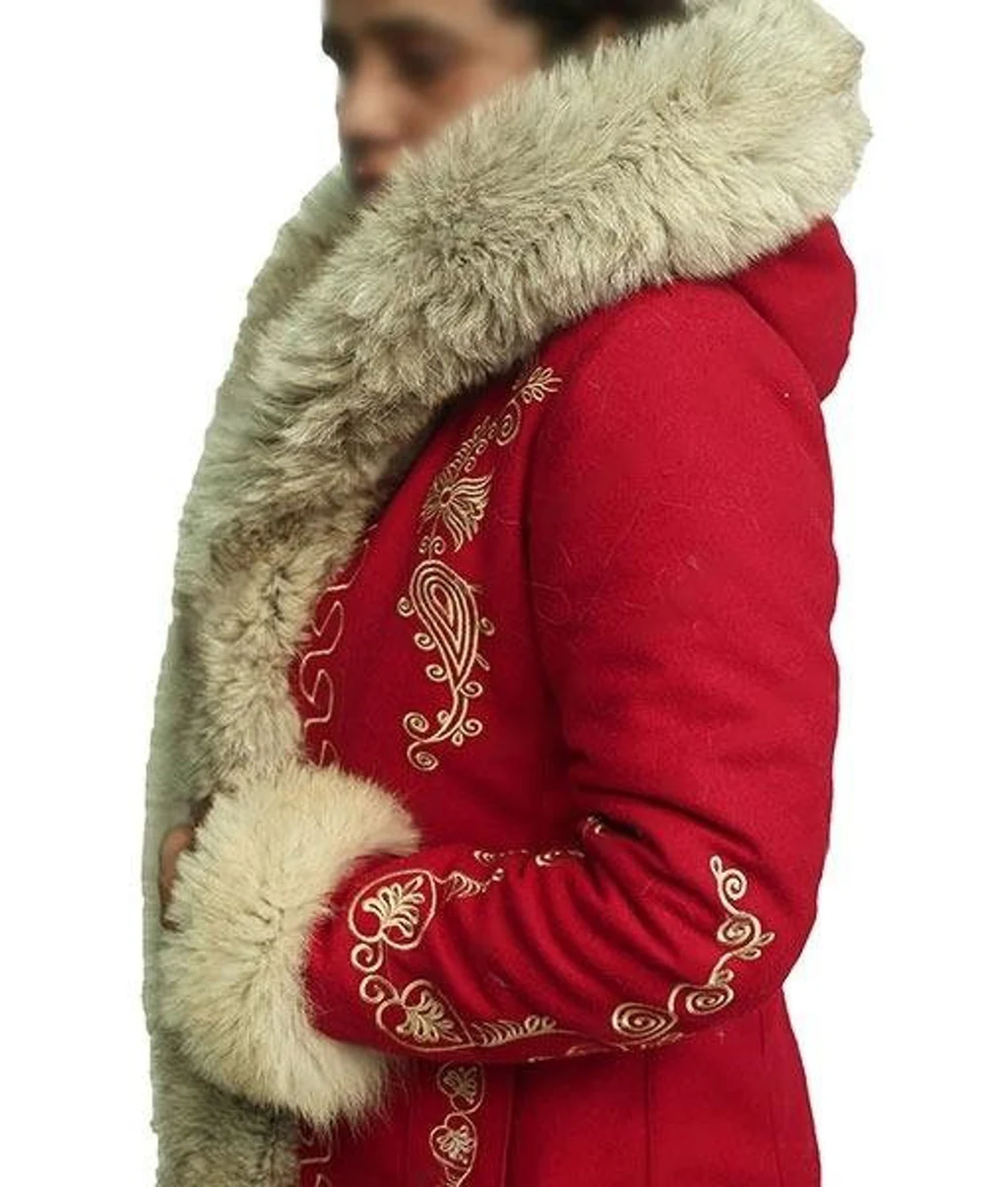 Women Christmas Chronicles Mrs. Claus Coat Zing Apparel