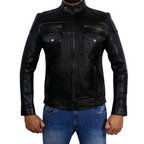 Real Biker Genuine Leather Jacket Zing Apparel