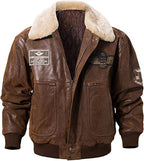 Wool Shearling Jacket Men For Winter, Fur Collar Zing Apparel