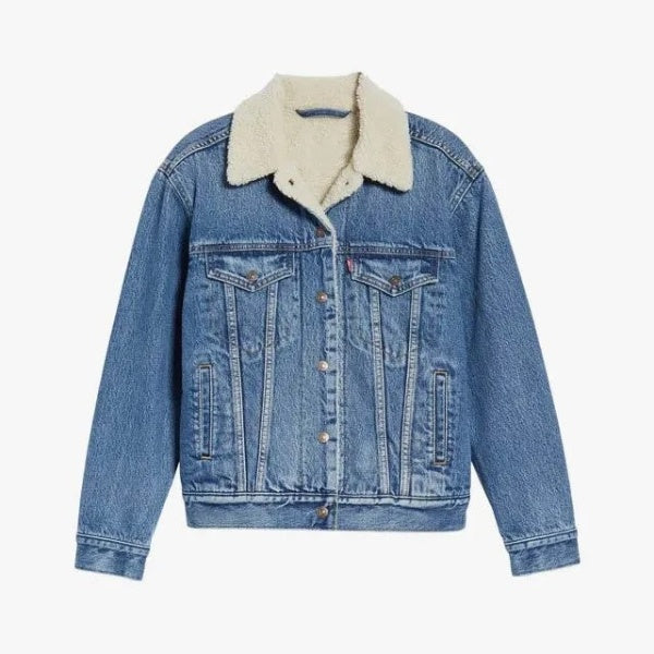 Sherpa Trucker Jacket Women, Levi Zing Apparel