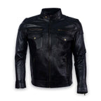Real Biker Genuine Leather Jacket Zing Apparel