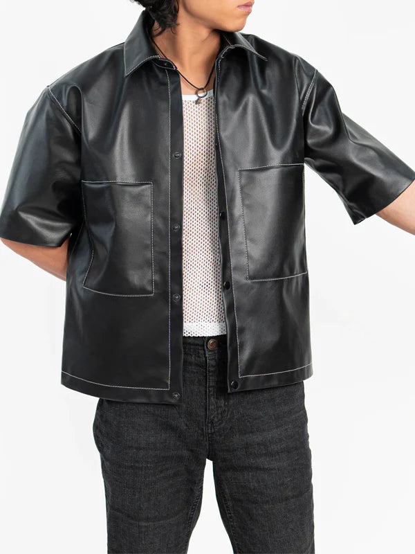 leather-button-down-shirt-for-sale