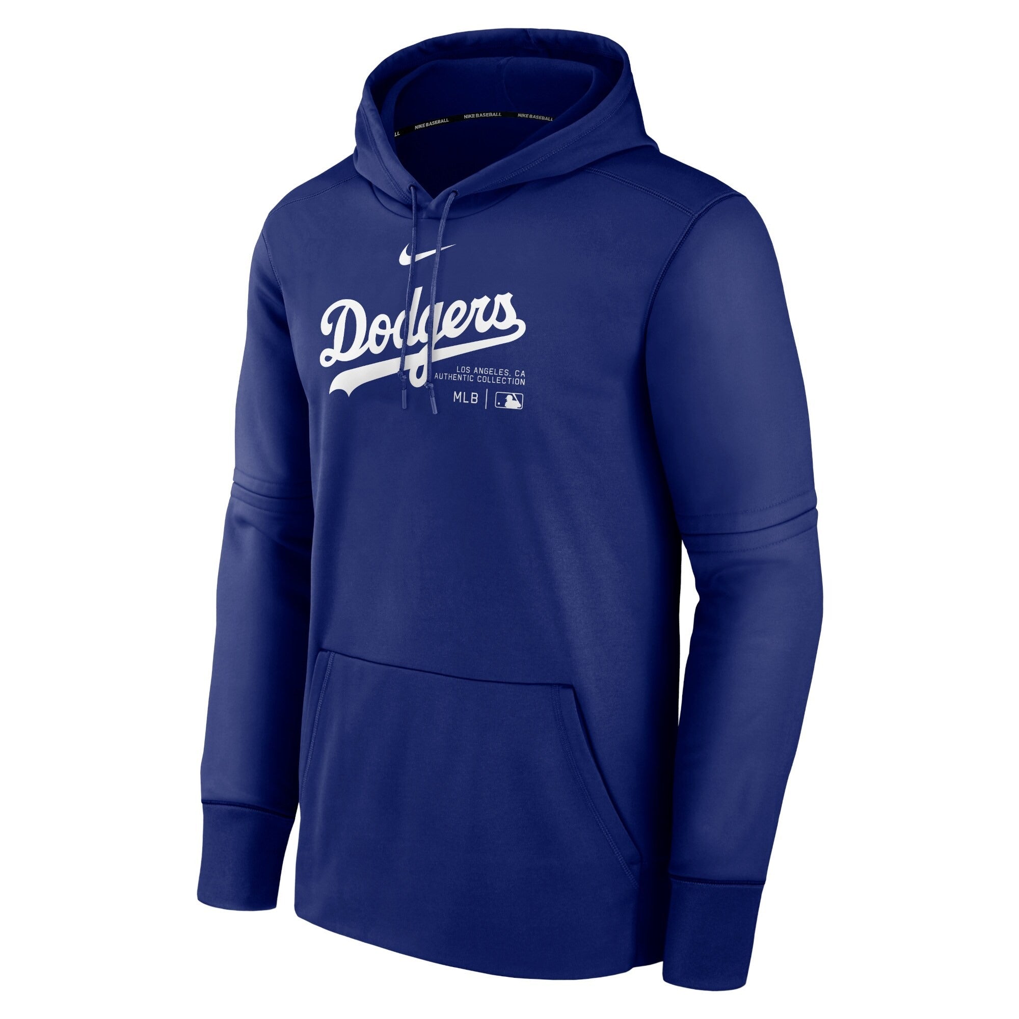 los angeles dodgers authentic therma fleece hoodie mens