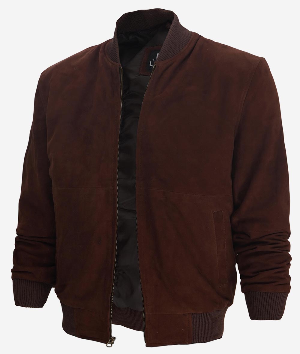 Premium Suede Leather Jacket Men Zing Apparel