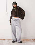 monki-short-faux-fur-jacket-in-chocolate-brown