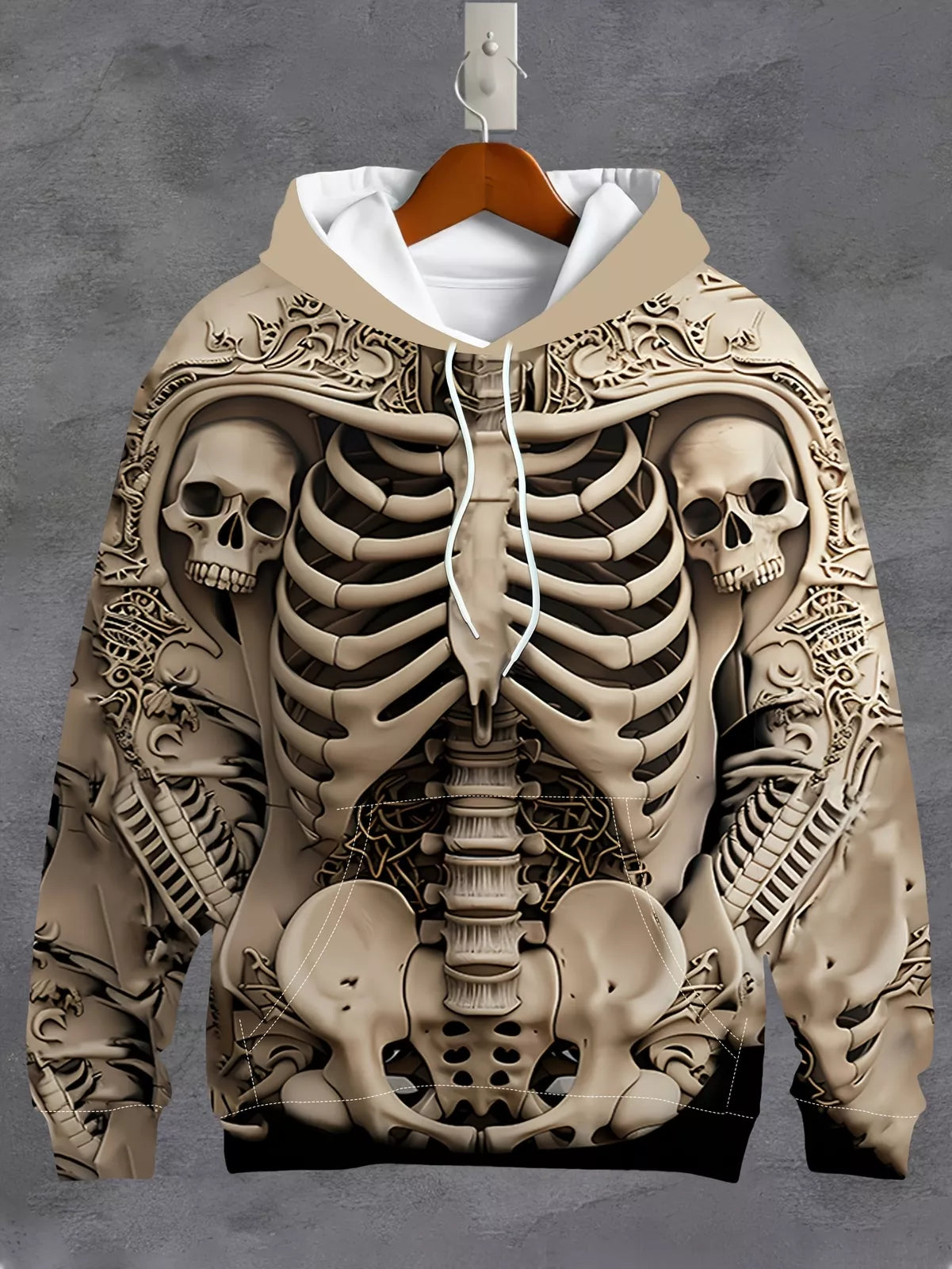 skull 3d hoodieâ€‹