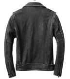 Stonewash Distressed Vintage Leather Jacket Zing Apparel