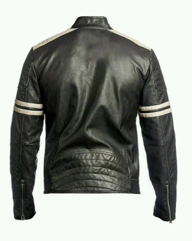 Cafe Racer Vintage Retro Motorbike Leather Jacket Zing Apparel