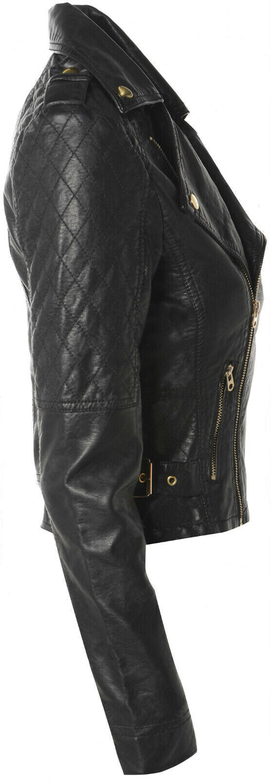 Women Biker Jacket, Black Leather Jacket Zing Apparel