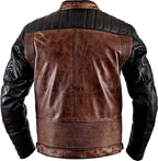 Handmade Brando Leather Biker Jacket Men Zing Apparel