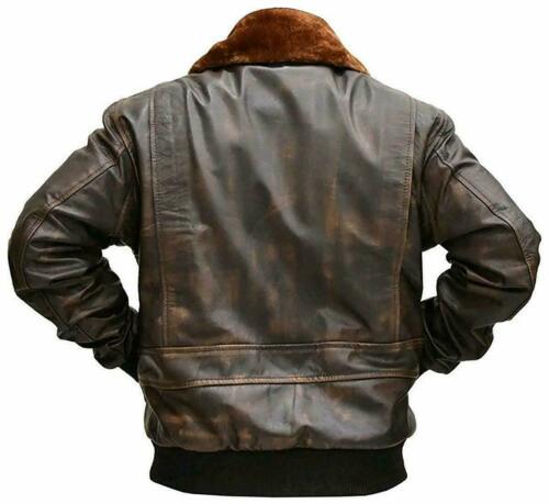 G-1 Aviator Distresses Leather Jacket, Brown Zing Apparel