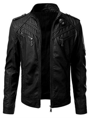 Black Lambskin Leather Jacket For Men Zing Apparel