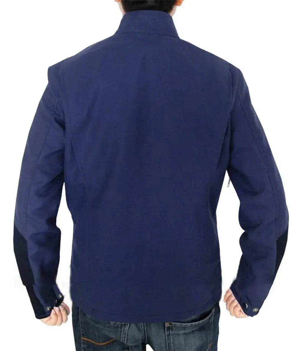 Captain America Steve Rogers Blue Cotton Jacket Zing Apparel