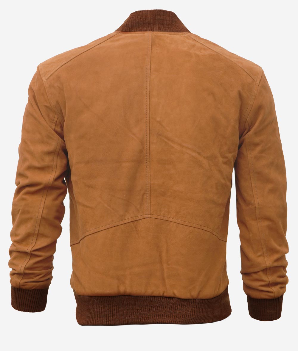 Premium Brown Suede Leather Jacket Zing Apparel