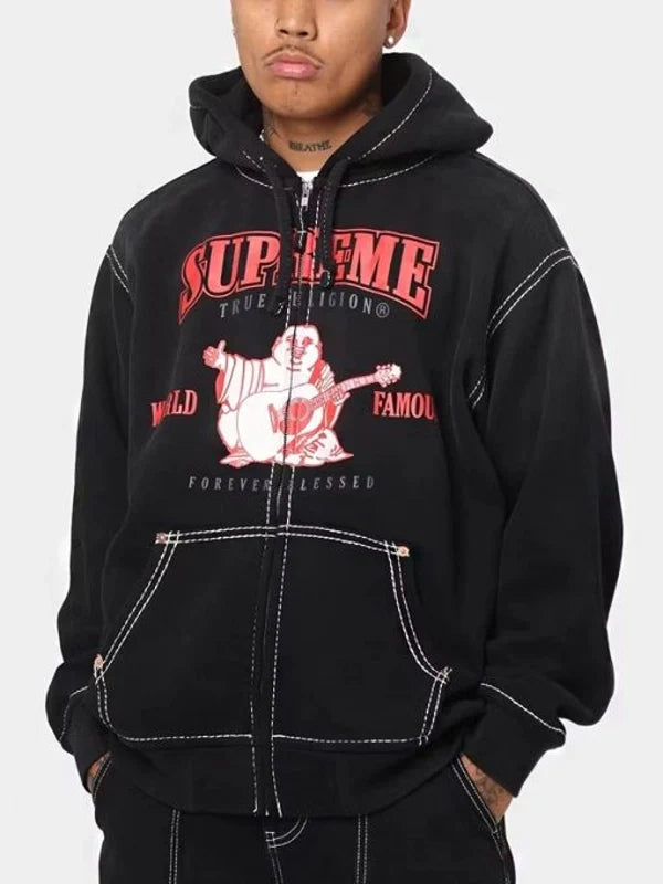 Supreme True Religion Zip-Up Hoodie - The Prime Jacket