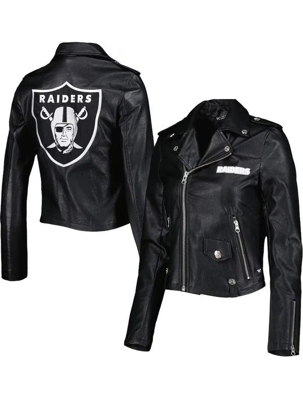womens-the-wild-collective-black-las-vegas-raiders-studded-full-zip-leather-jacket