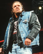 Triple H Denim Leather Jacket