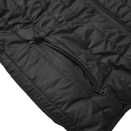 Max 21 Quilted Puffer Jacket Men, Black Zing Apparel