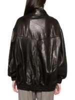Nour Hammour Beck Oversized Leather Jacket - Image 5
