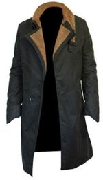 Blade Long Fur Ruuner Coat, Black Zing Apparel
