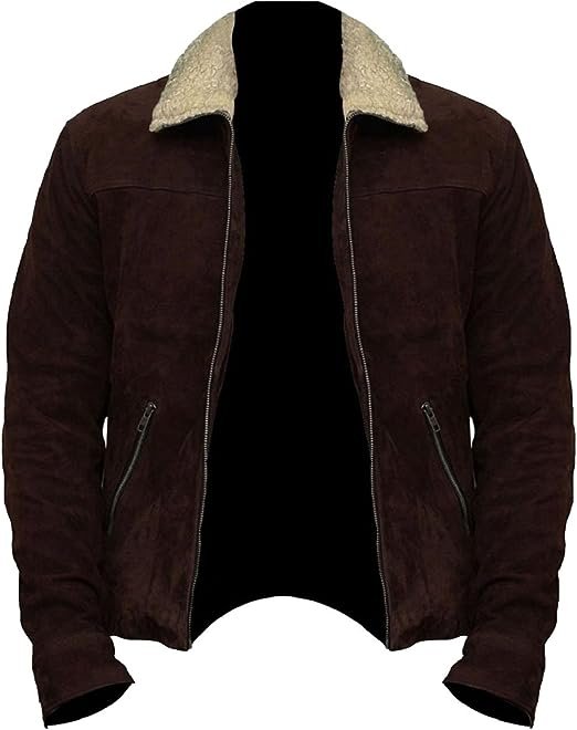 61GQr115x9L._AC_UX522_18208c9f-8f9a-4a2e-b4a2-1b1f1ce6bc1f Walking Dead Brown Suede Jacket Zing Apparel