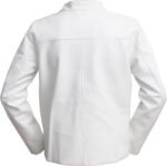White Leather Jacket  - Zing Apparel