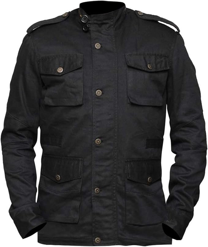 61R_LveJONL._AC_SX679_eae18dfe-67e9-4677-9ec2-bc001ea87fb8 John Black Bernthal Cotton Jacket Men Zing Apparel