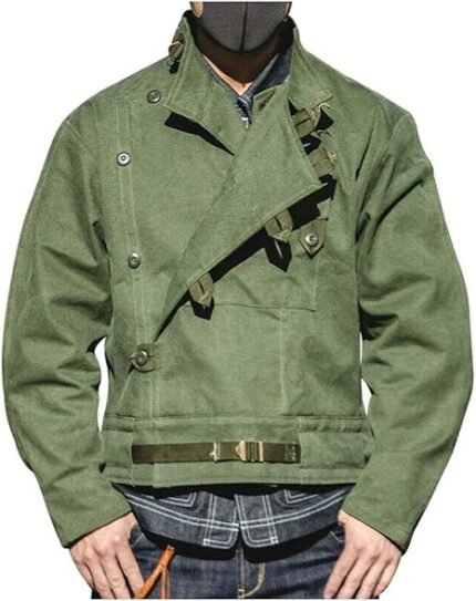 Swedish Army Dispatch Rider Green Cotton Jacket Zing Apparel